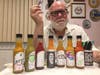 John Buscemi and his Under the Table Hot Sauce Products
