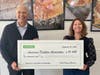 Pictured from left: Robert Ginn, Pharm.D, ADA Heartland Community Leadership Board Member; and Leanne Creek, director of development of American Diabetes Association