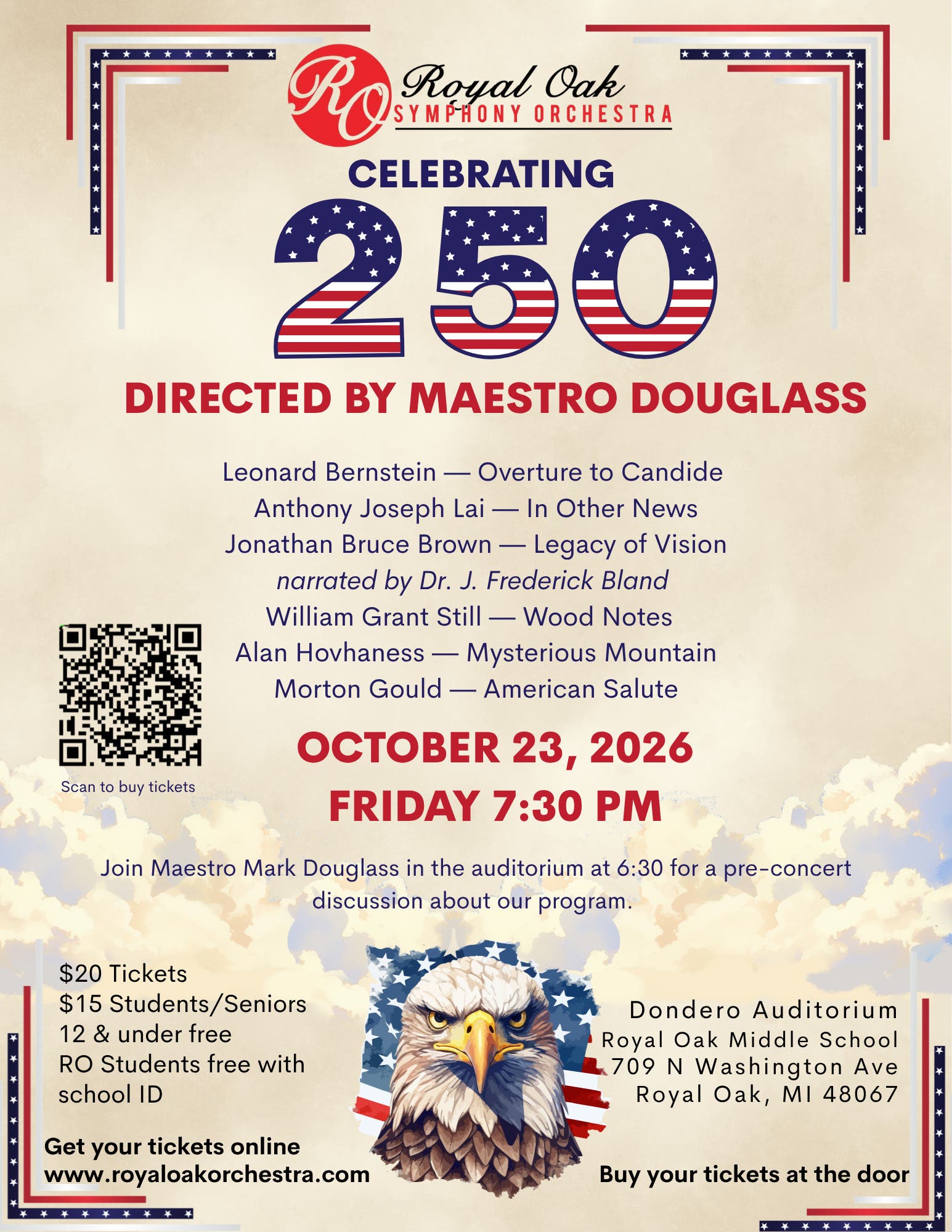 Royal Oak Symphony Orchestra: Celebrating 250