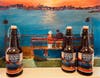 The artwork on the bottle label was created by resident Stella Szemela and was inspired by her waterfront view at The Fountains community
