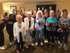 The Winter Springs High School dance team performed for residents and taught them a routine. 