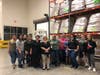 Employees of the bank volunteered at the West Texas Food Bank on November 19. Eleven volunteers packed 776 meals during their time at the food bank.