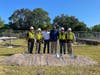 The buyers broke ground on the property on August 5, and the event was attended by County Commissioner Reggie Bellamy