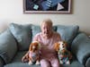 Resident Sue Quigley is one of the many residents at The Fountains who has a robotic pet