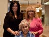 Lastarza celebrated her 91st birthday with her daughters Amy Hill (left) and Mary Jo Ratliff (right) 