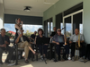 Ashley Campbell performing with the Rich Naples Jazz ensemble