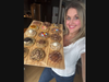 Tracy Calabrice and her signature cookies