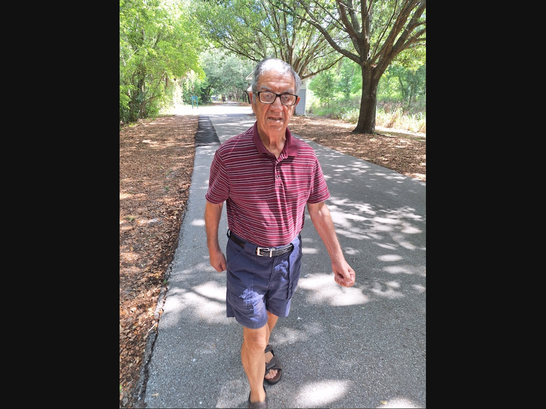 78-year-old Spiro Cachia lives at The Watermark at Vistawilla