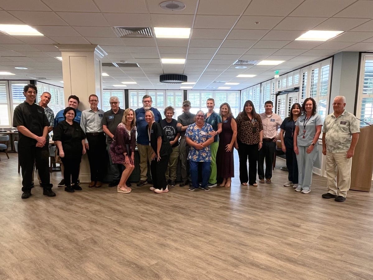 The community honored 30 employees who have reached a milestone anniversary this year