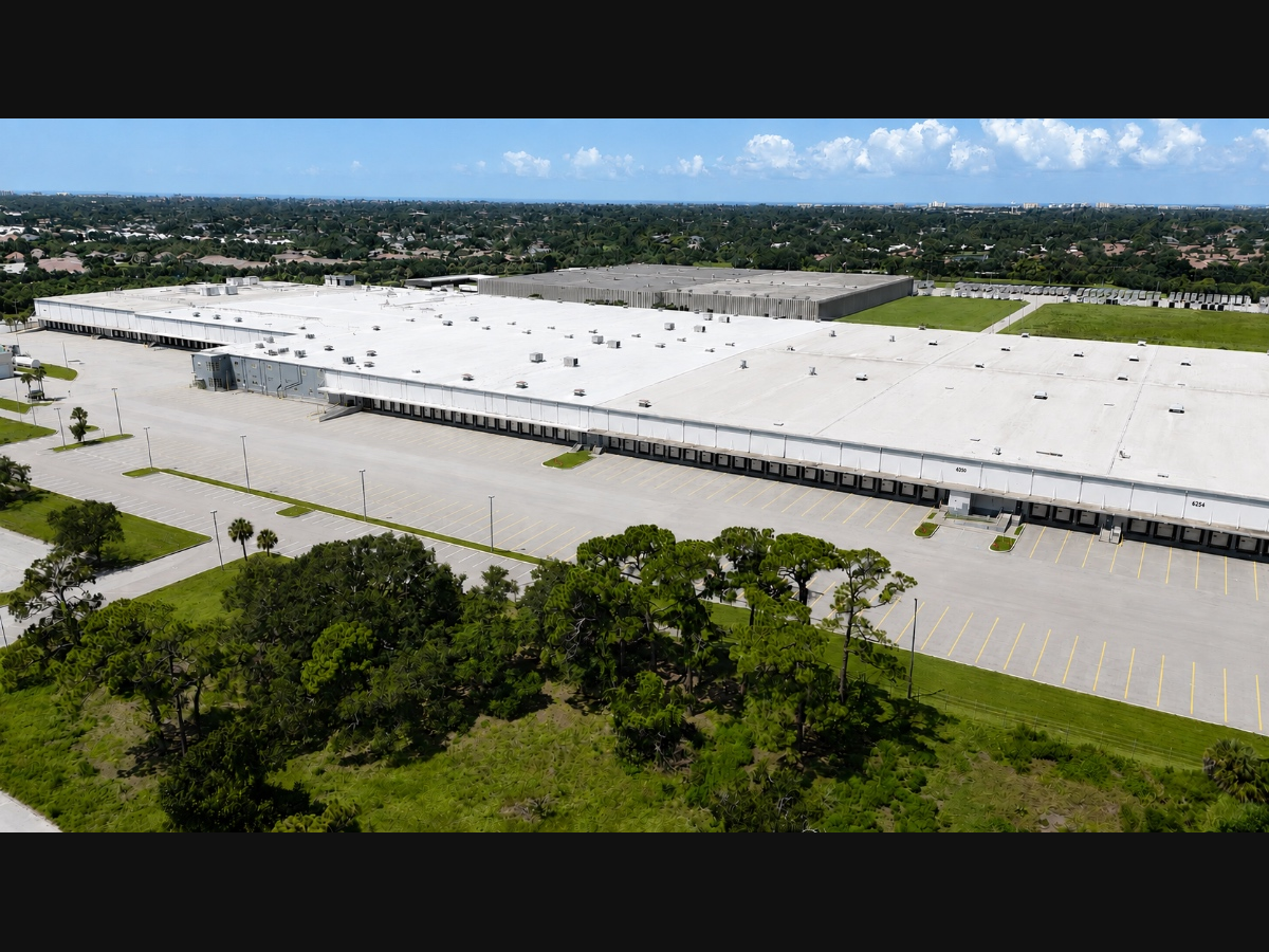 The former United Natural Foods distribution center at 6100 McIntosh Road in Sarasota is now available for lease.