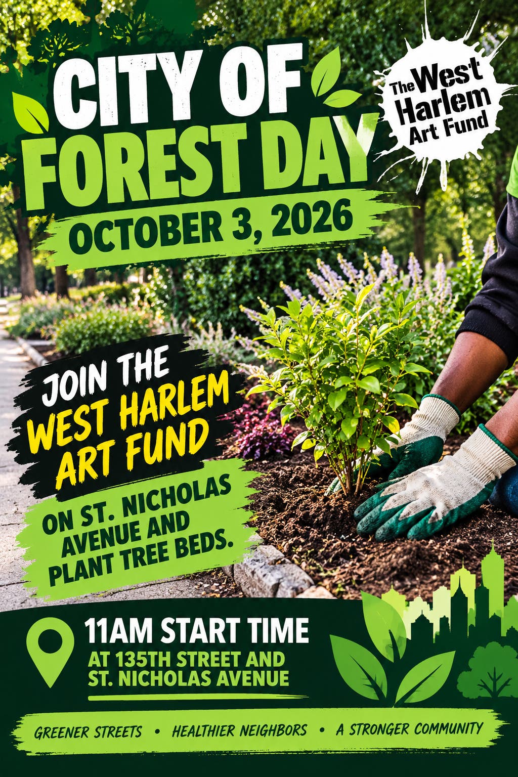 City of Forest Day in Harlem
