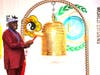 Bishop Sunday Onuoha, founder and president of Vision of Africa, rang the Bell of World Peace and Love and stated, “I pray for peace in our world.” 
