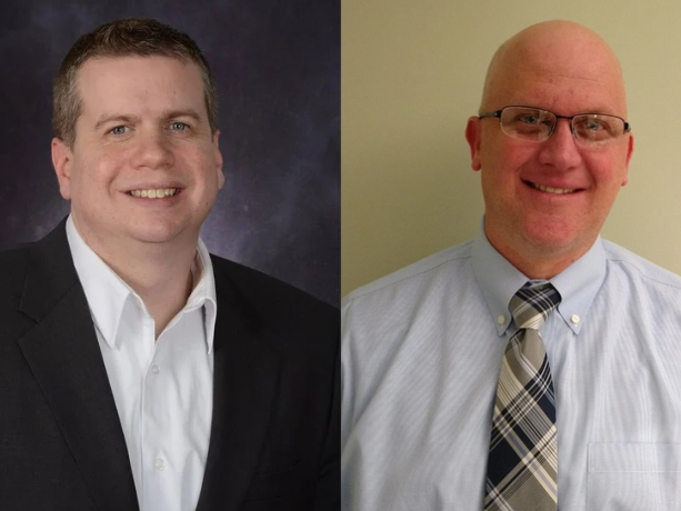 From left, Dr. James Barrett and Dr. Craig Murphy will lead upcoming Threat Assessment Training opportunities for The Massachusetts Partnerships for Youth. 