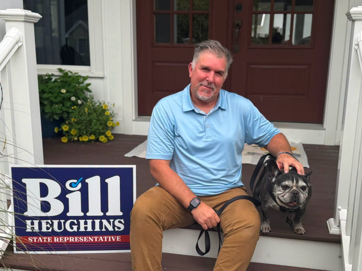 Heughins is running for state representative in a district that includes Ledyard, Stonington and North Stonington. 