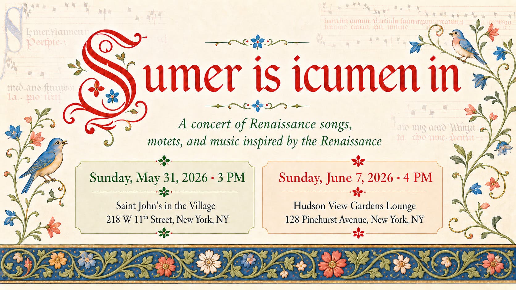 Sumer is icumen in!