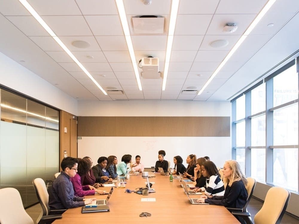 Women stand up to 'Self-Promotion Gap' in honor of Women’s Entrepreneurship Day.