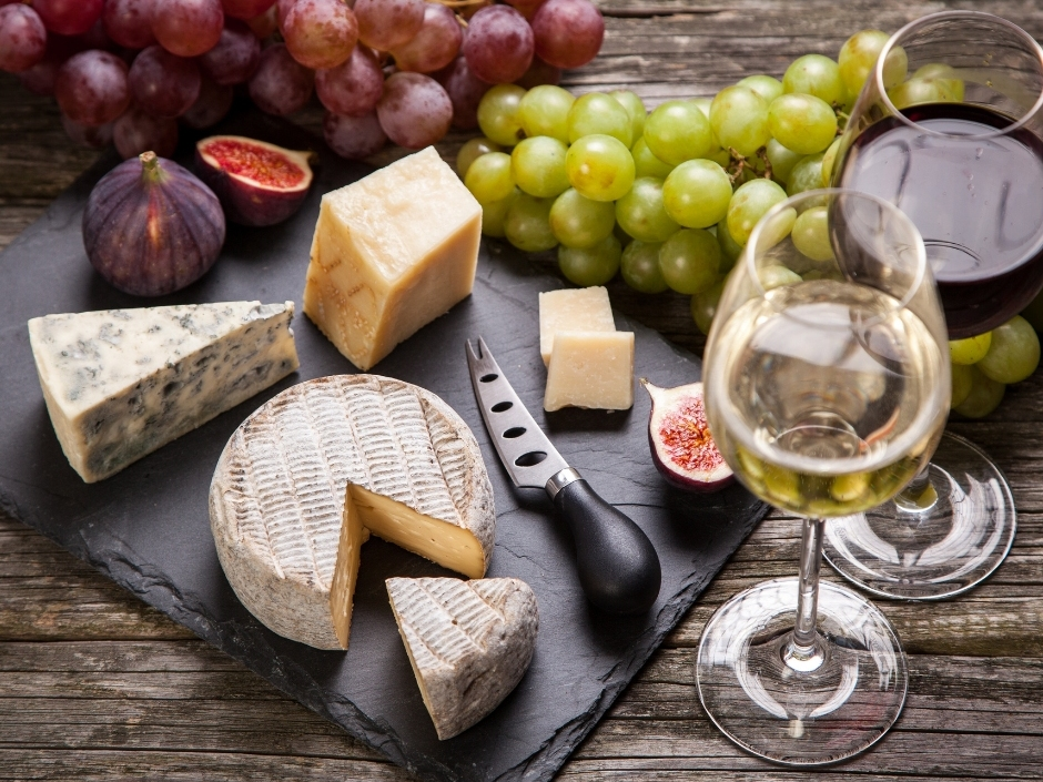 Wine and charcuterie