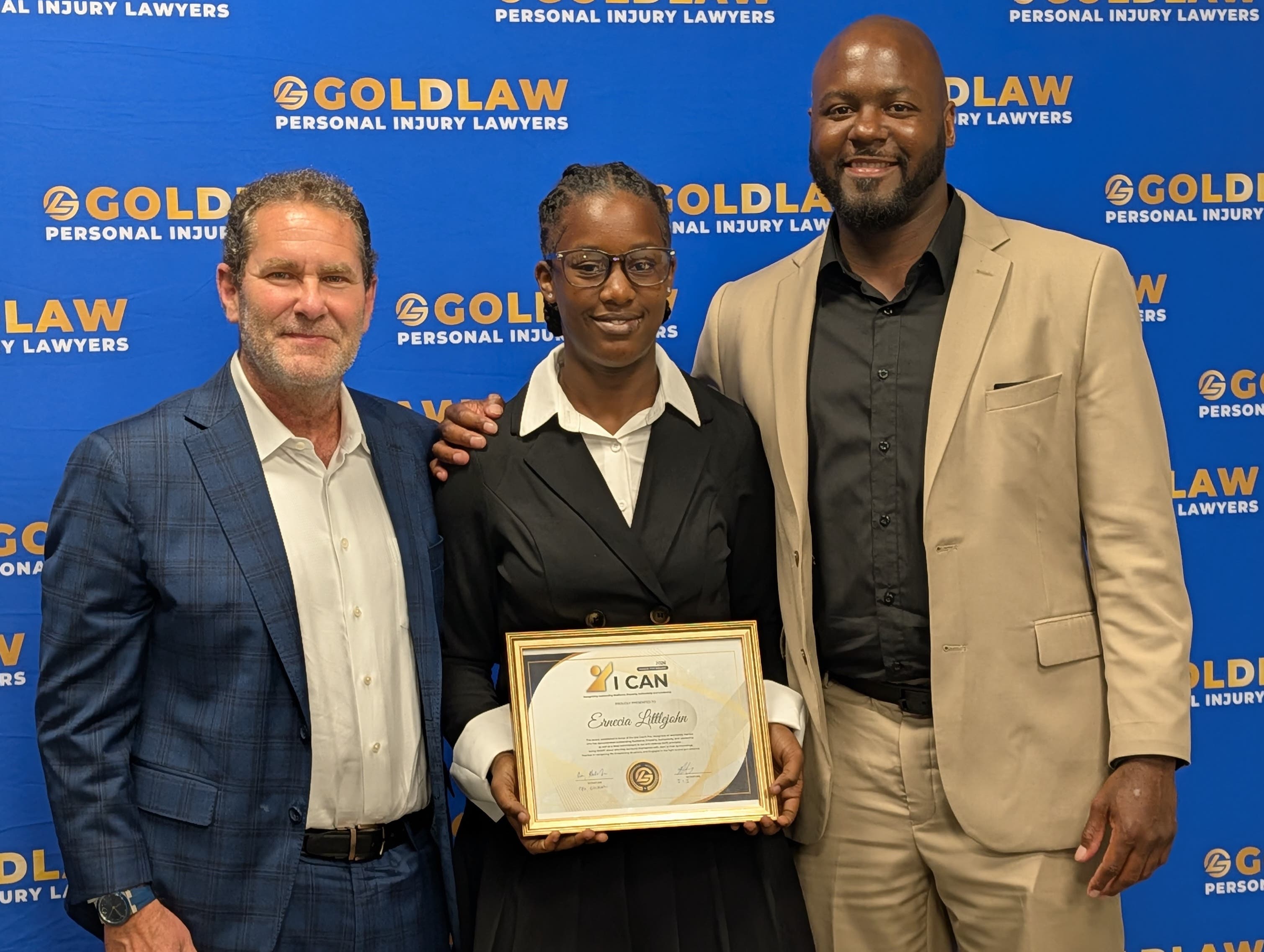 GOLDLAW and Inner City Innovators Present Ernecia Littlejohn The Coach Fox ‘I CAN’ Award