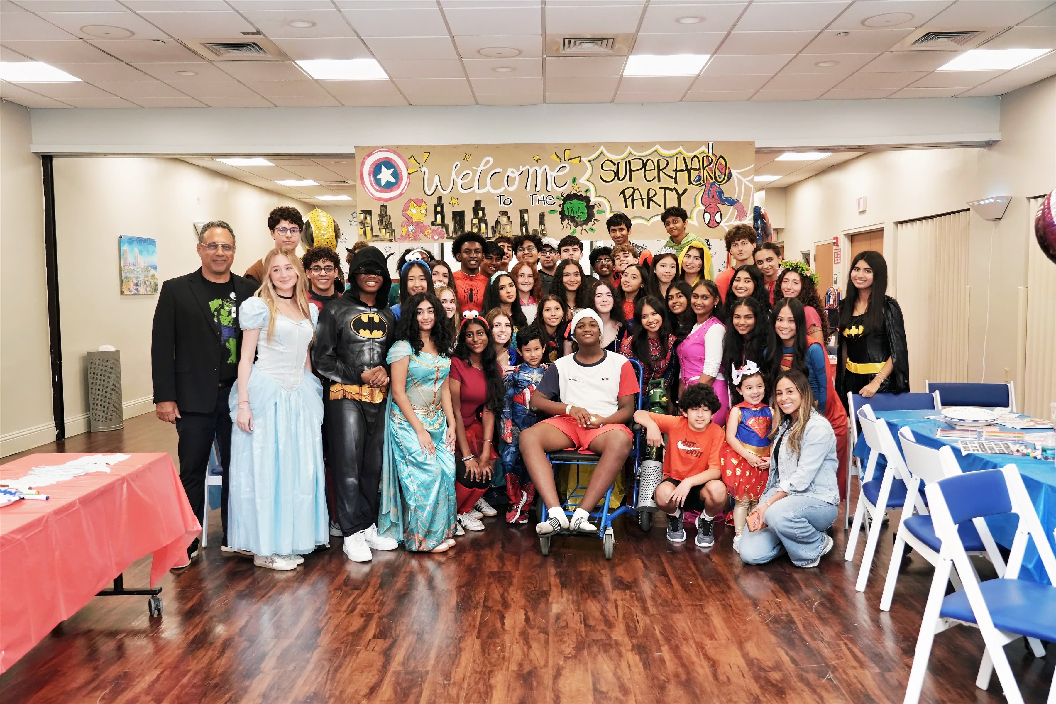 American Heritage Schools Pre-Medical Program Hosts Superhero Party for Pediatric Cancer Patients