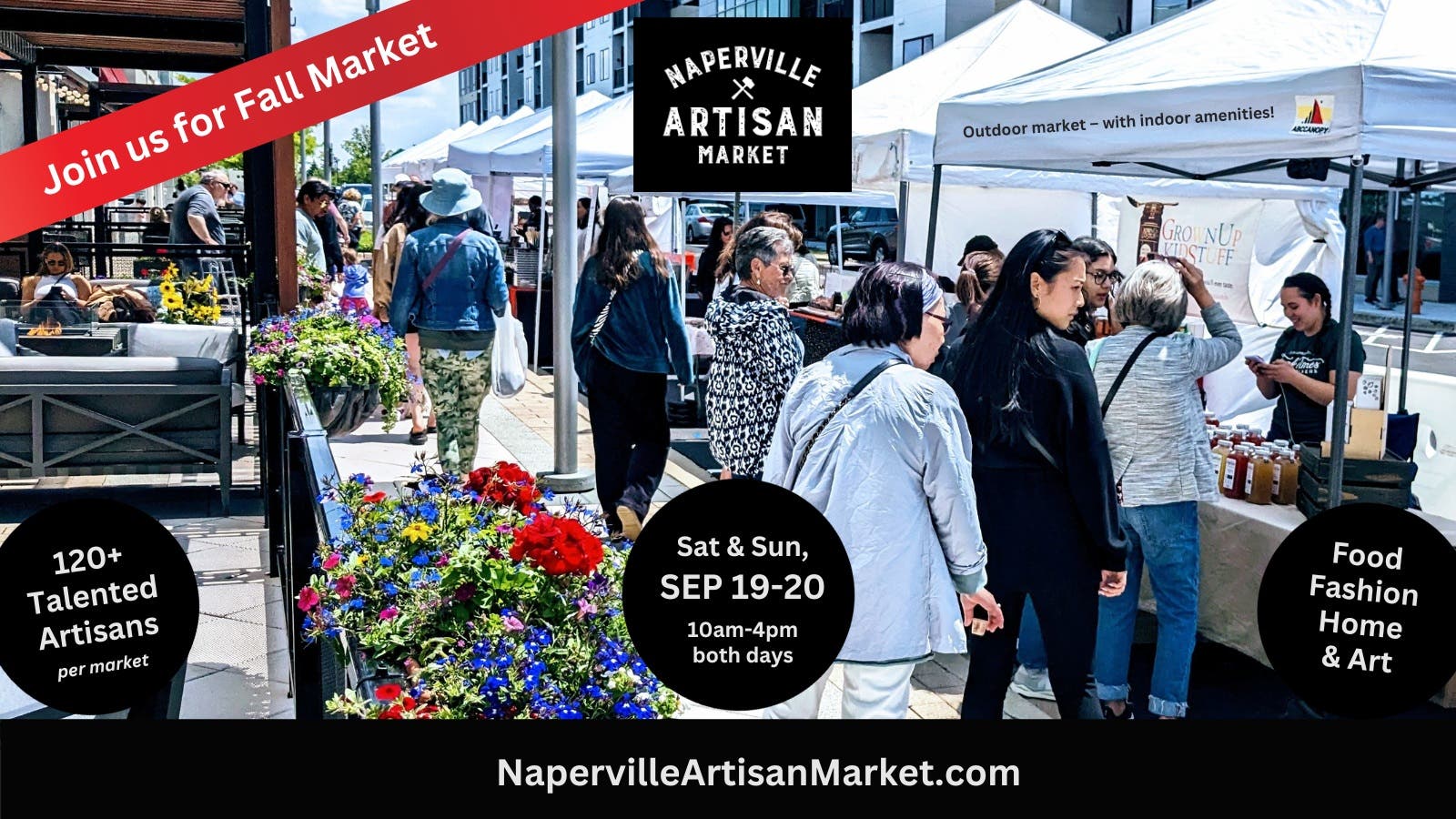 Naperville Artisan Market at CityGate Centre (This Sat-Sun, Sep 19-20)