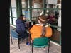 Social distancing visits.