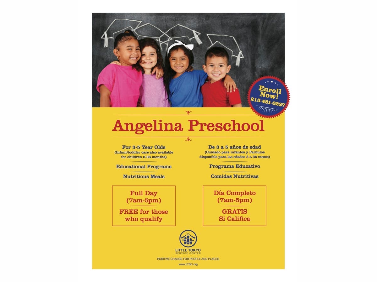 Angelina Preschool Enrolling Now! Free and Full-day! | Echo Park, CA Patch
