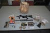 The rifle and ammunition seized during a Feb. 2018 search of the home of Brendan Sheils.
