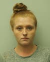 Samantha R. Newton, 25, was arrested outside the Circle K gas station in Tewksbury on Monday.