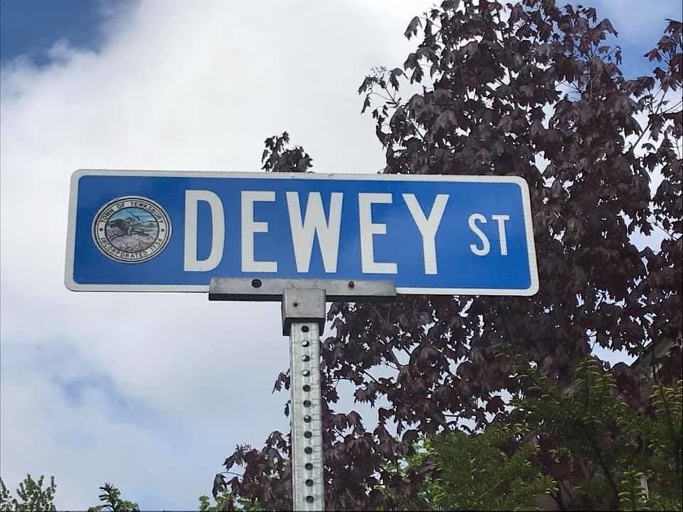 Signs like this one have been disappearing in Tewksbury in recent days.