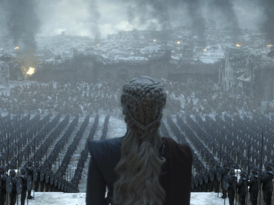 Daenerys Targaryen's victory speech in the Game of Thrones finale Sunday left Gov. Charlie Baker at a loss for words.
