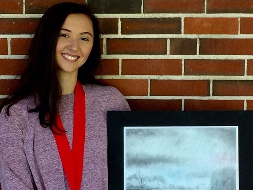 Taylor Brett received a Gold Key in the Massachusetts Scholastics and a Silver Key medal in the National Scholastics.