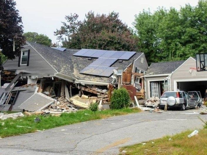 Leonel Rondon was sitting in the car parked in the driveway when a gas explosion leveled his family's Lawrence home.