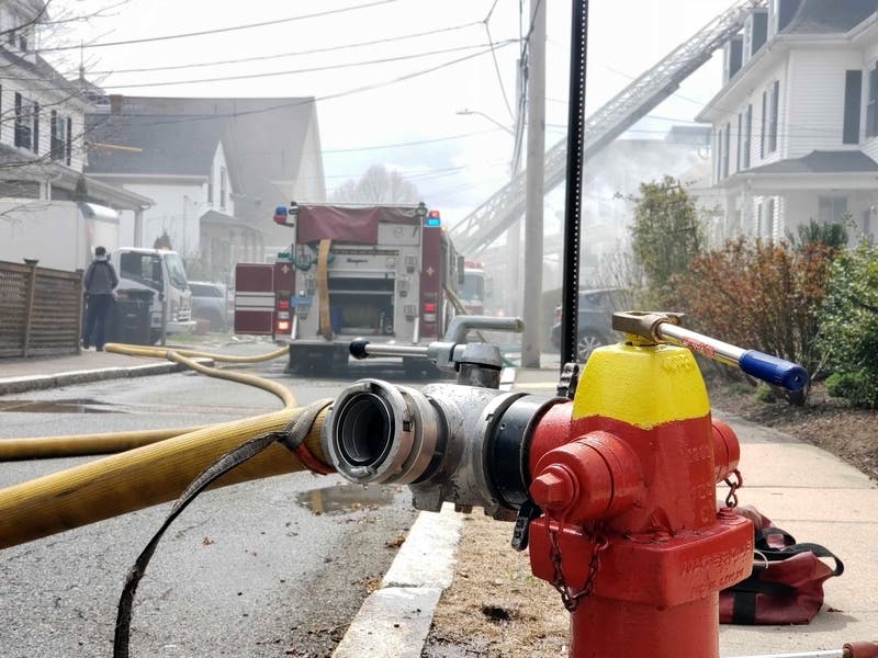 The closest fire hydrant was not working correctly which resulted in the Fire Department being at the scene for 3 hours putting out the fire.