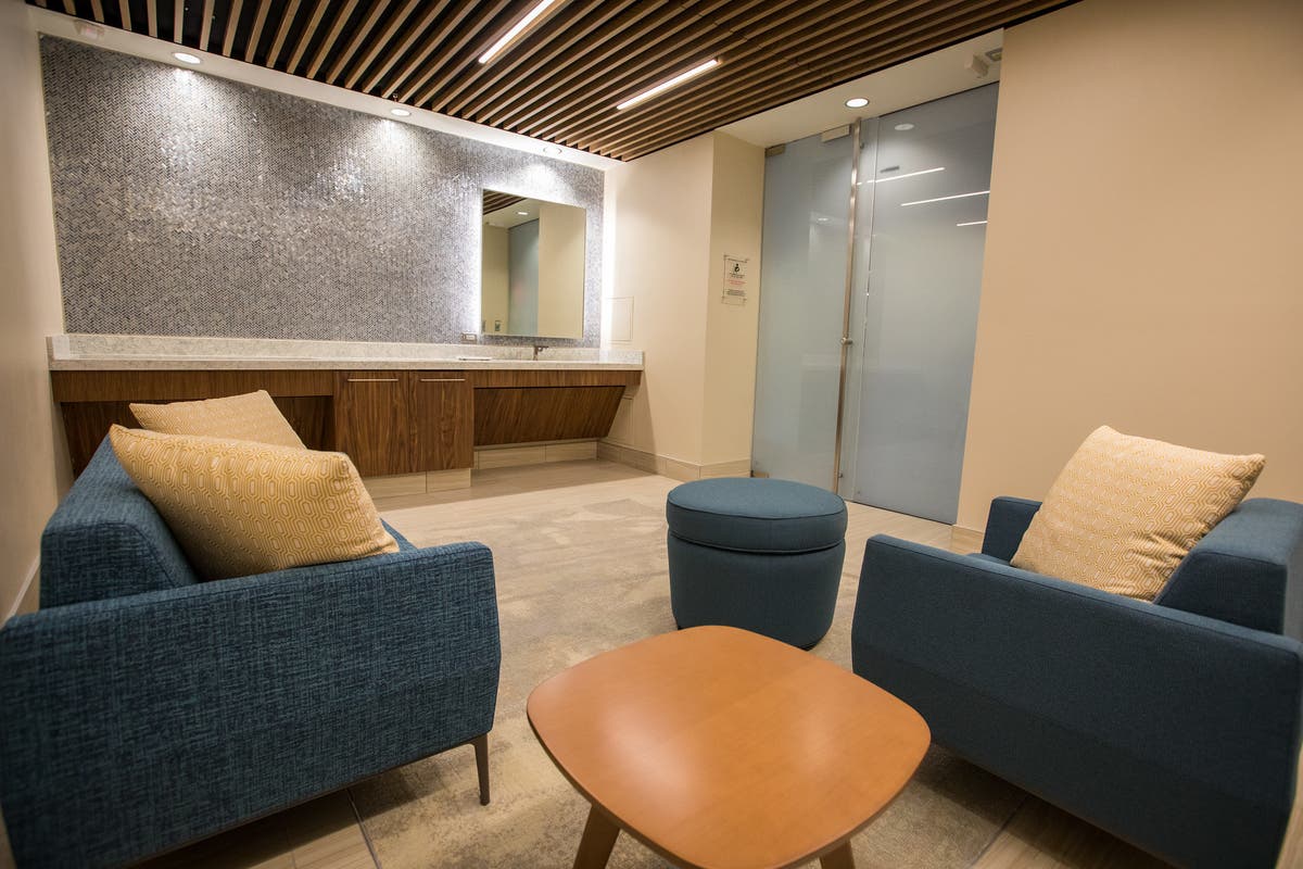 Denver International Airport mothers' nursing room Denver International Airport mothers' nursing room