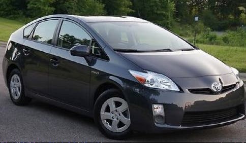The Colorado State Patrol says a blue-grayish Toyota Prius similar to this image struck a Hatfield High School student in the street and drove away Thursday. Via CSP.