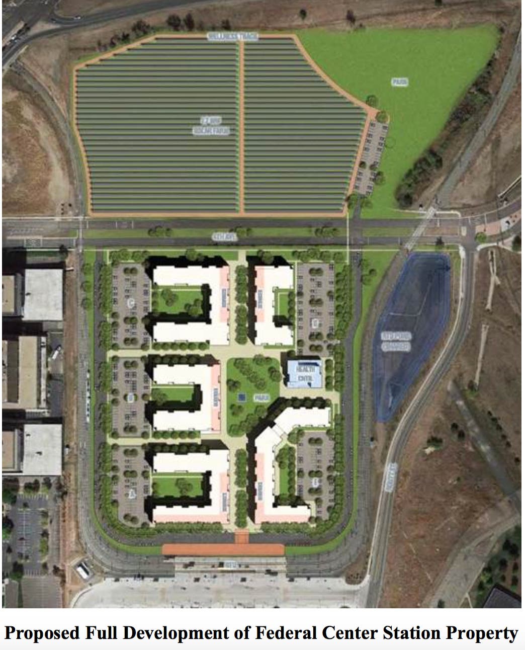Colorado Coalition for the Homeless proposed site-map for 600 units of homeless housing