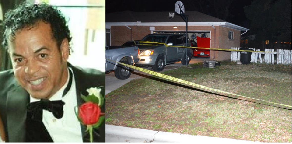 Homicide victim Henry Wagner and the scene of the shooting in Montclair via Denver Police