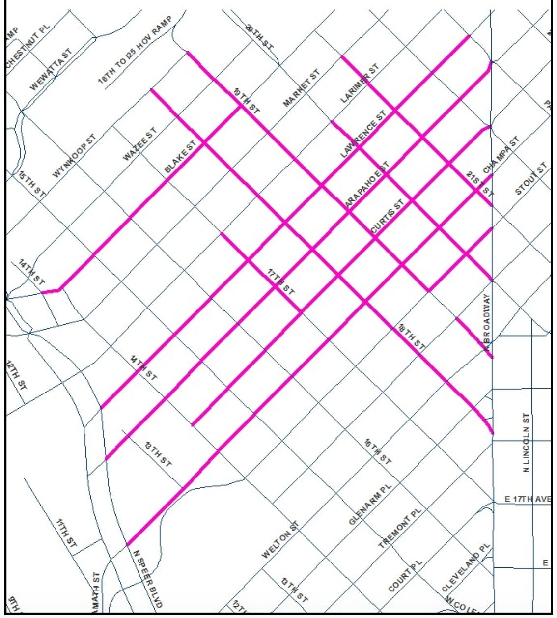 2018 Denver Public Works planned street paving