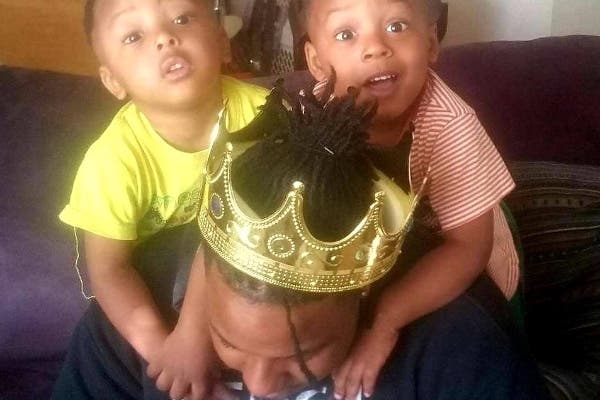 Michael Hancock with children via GoFundMe