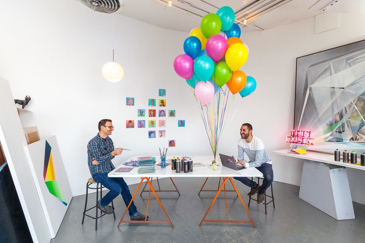 Wes Magyar and Jonathan Saiz in their studio via 7000reasons website Wes Magyar and Jonathan Saiz in their studio via 7000reasons website