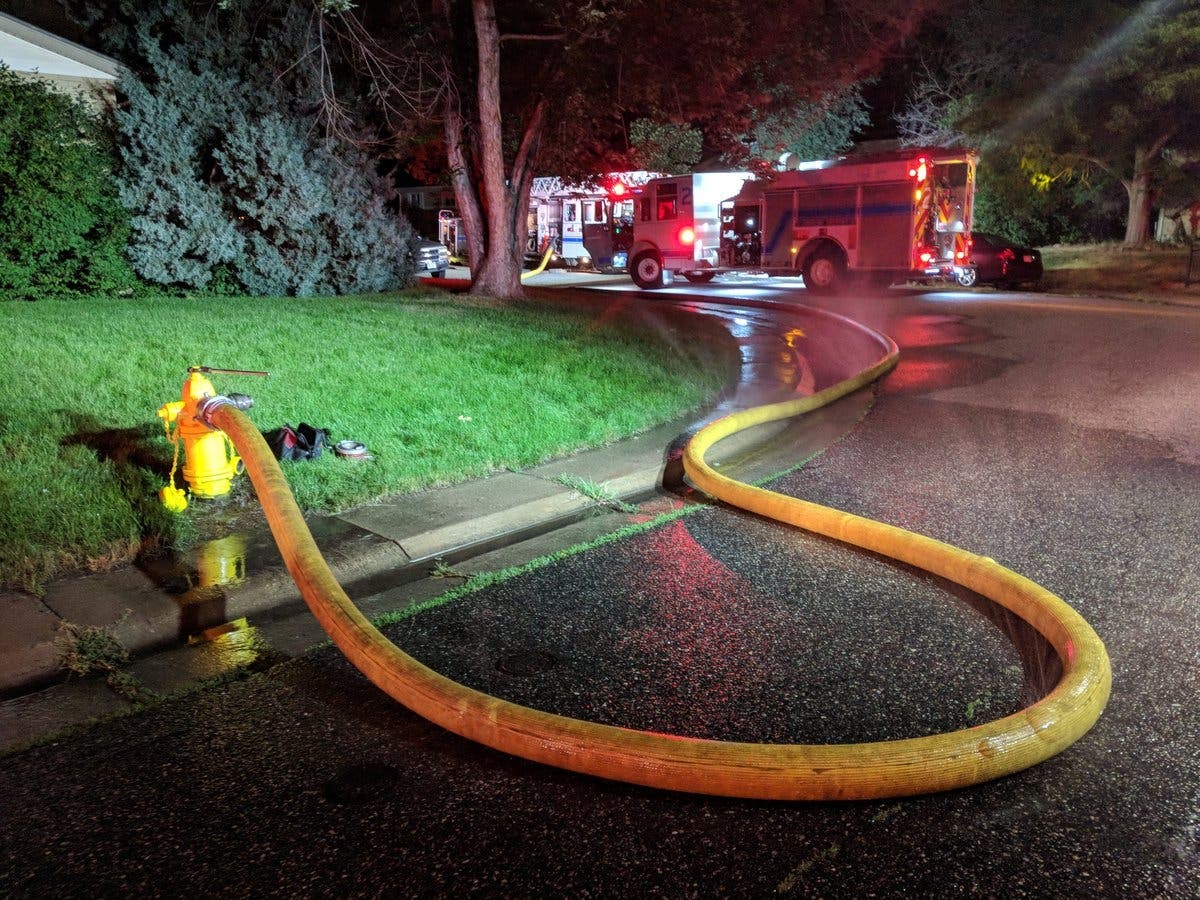 Early morning fire in Arvada Friday July 27