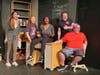 The cast of Triad Theatre Company's "Sideways Stories from Wayside School" rehearses