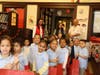Happy students at Fox School in Hartford.