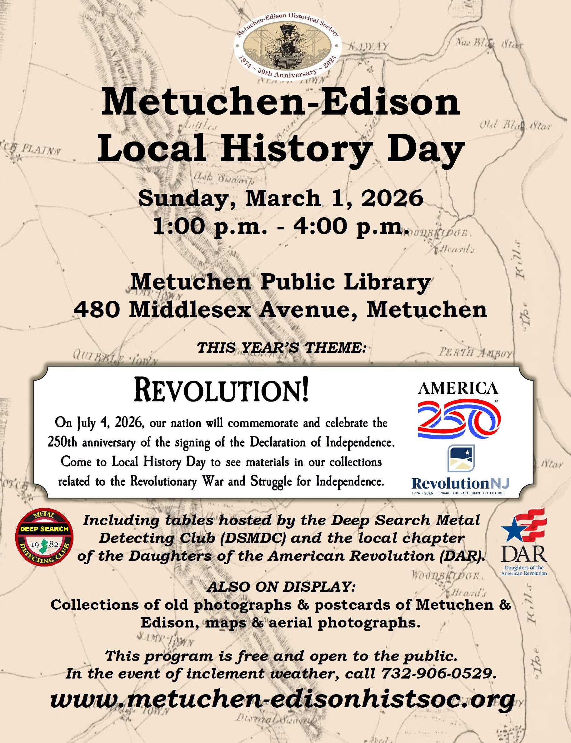 Metuchen-Edison Local History Day