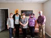 Staff from Next Step Ministries' Job Skills Extension program with Board Chair, Ben Folsom.