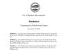 Waltham City Council Resolution to acquire the UMASS Field Station farm (page 1).