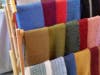 Shawls of many colors.