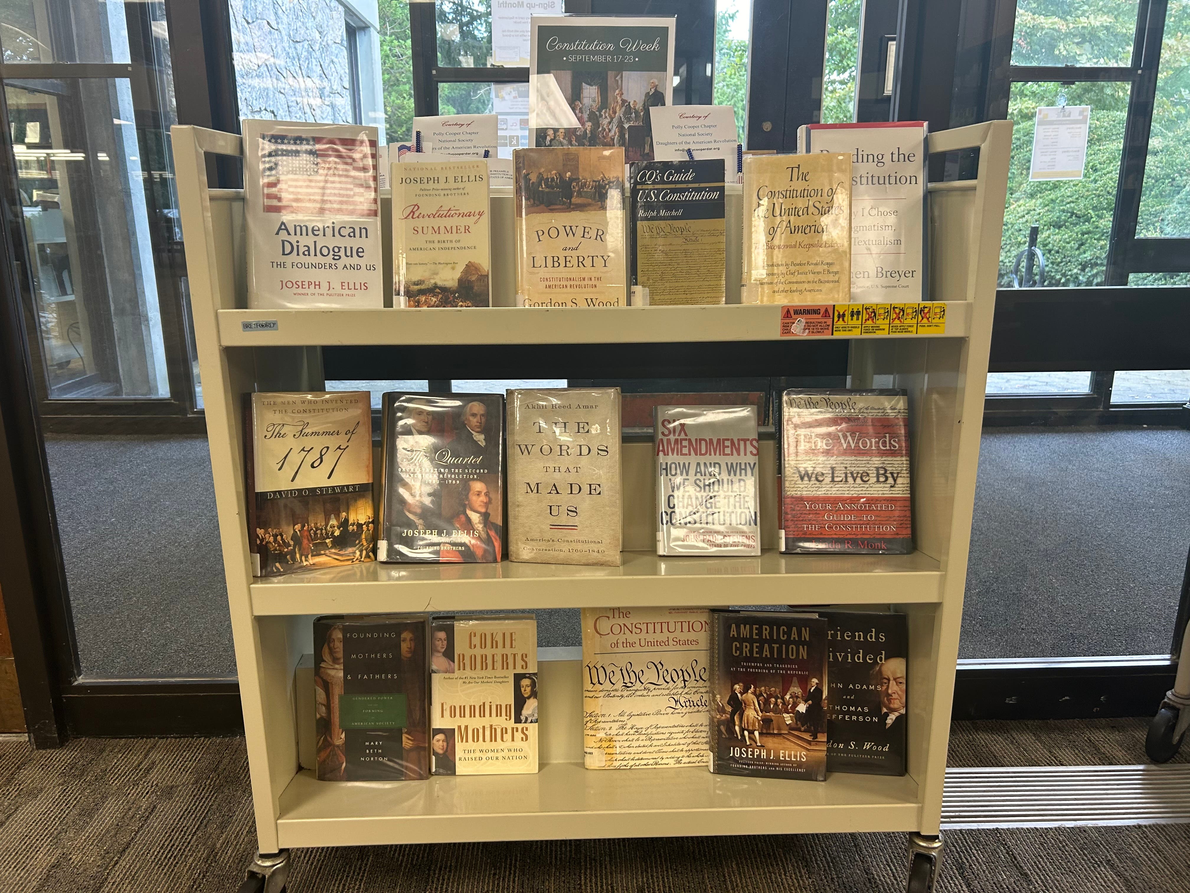 Books celebrating the Constitution