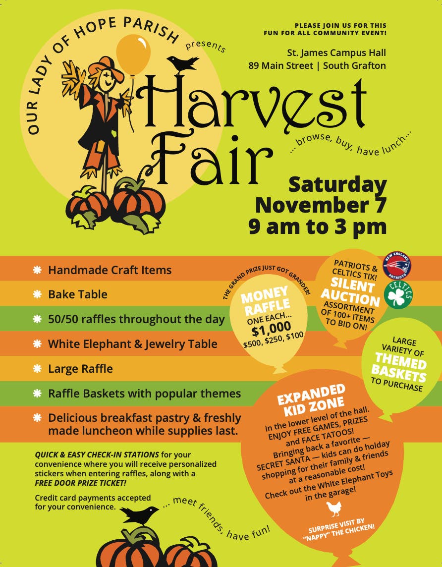 Our Lady of Hope Parish Annual Harvest Fair