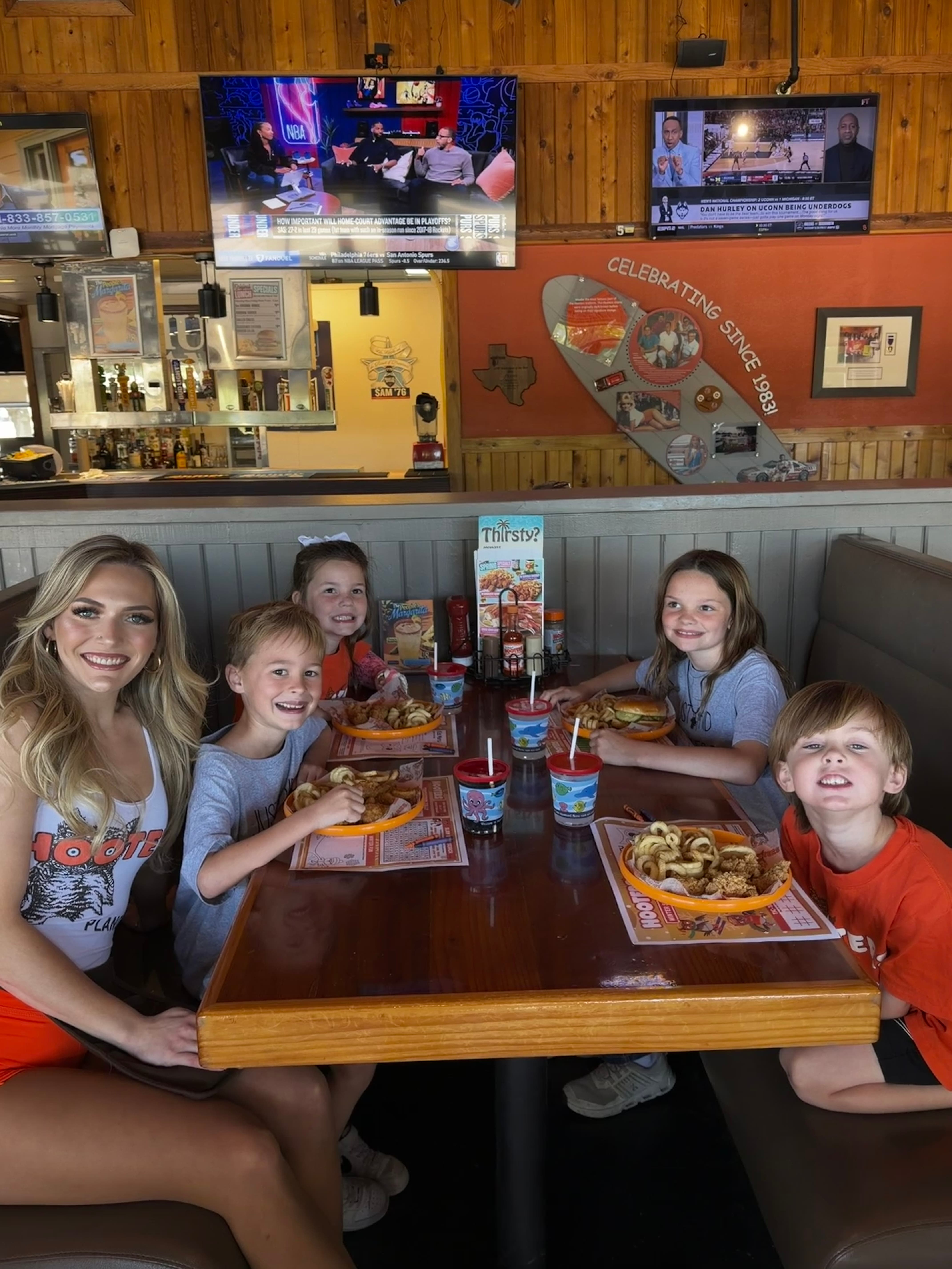Meet the Mascots and Kids Eat Free at Hooters Plano